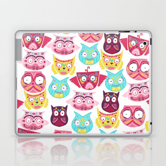 Ornate Owls Laptop & iPad Skin