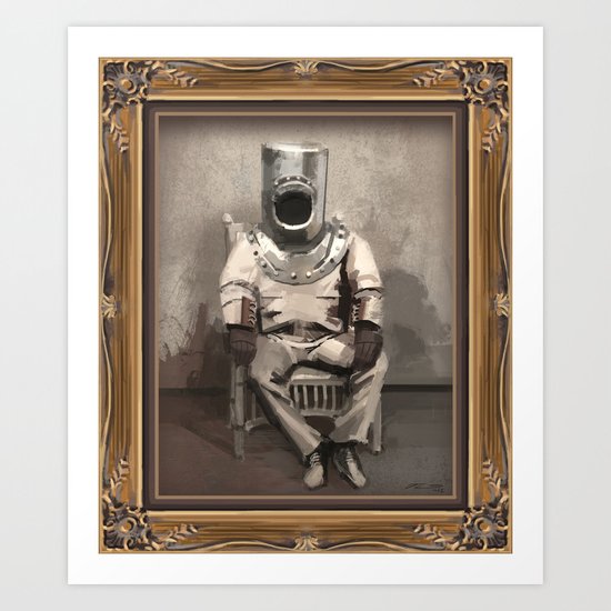 Scuba Art Print