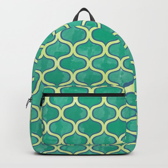 Watercolor Lovely Pattern VVV Backpack