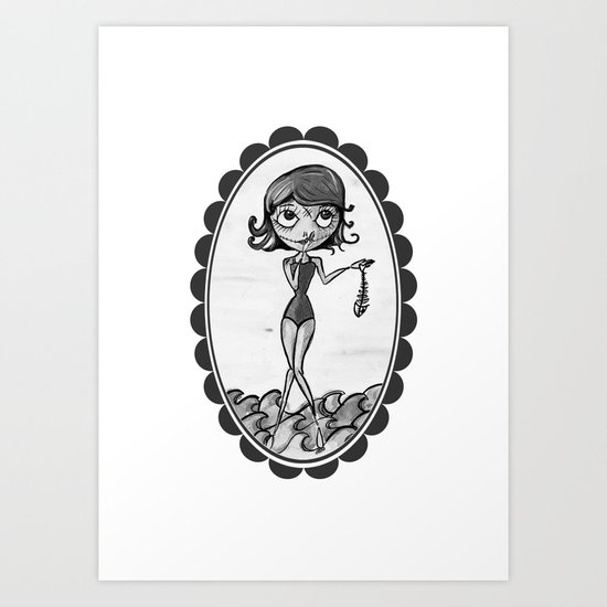 Caverita Vintage Art Print