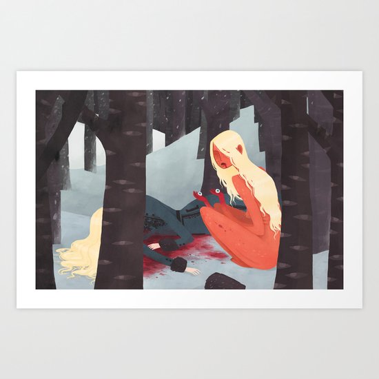 Doppelganger Art Print