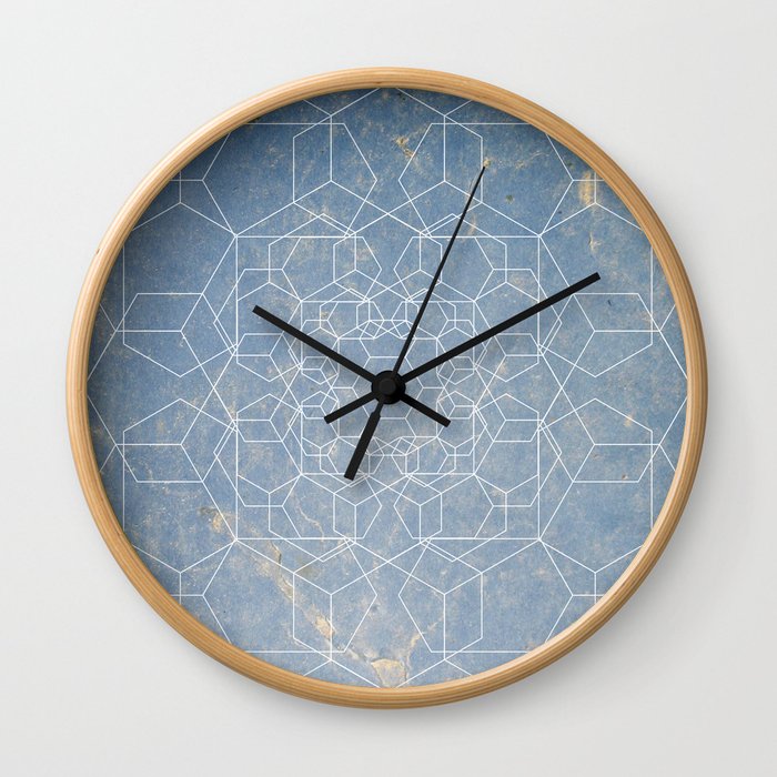 Gone are the Hexagons Wall Clock
