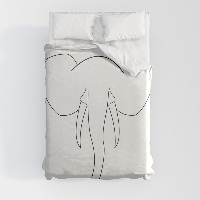 Elegant Elephant Duvet Cover