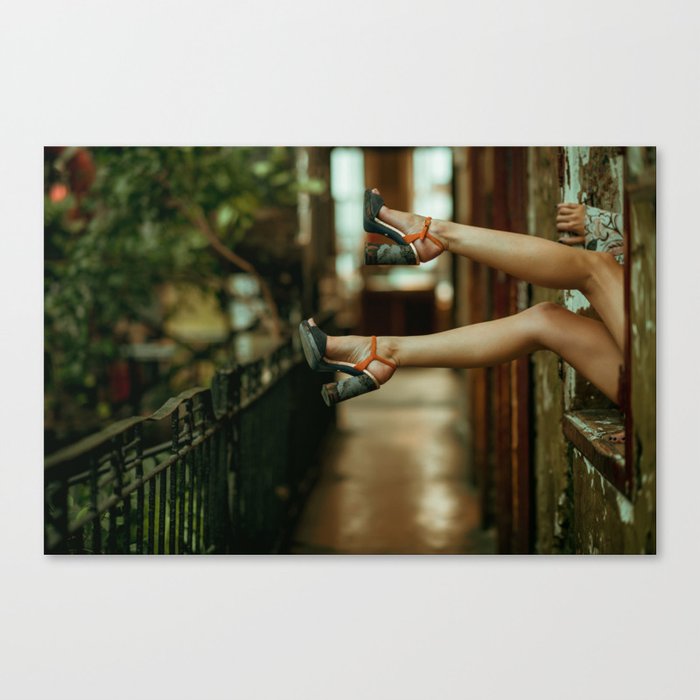 Sexy feets Canvas Print