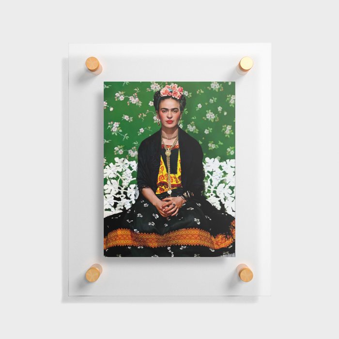 Frida Kahlo Poster Frida Kahlo Portrait Print Mexican Art Floating Acrylic Print