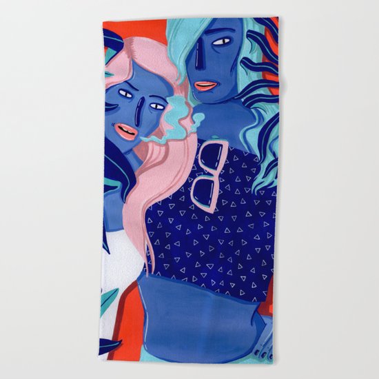 MEET ME AT THE POOL 4 Beach Towel