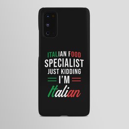Italian Gift Italian Cuisine Android Case