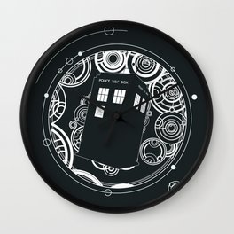 Negative Time and Space - Doctor Who inspired Wall Clock