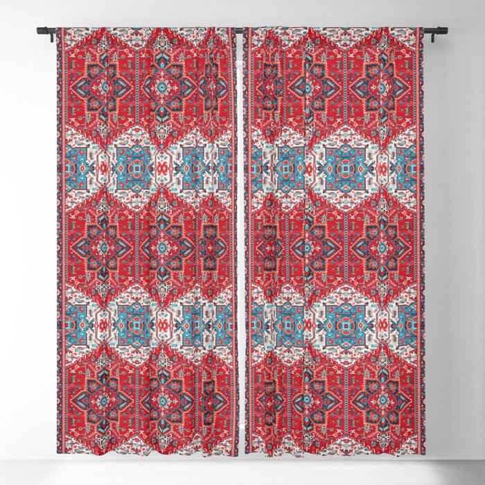 Mystic Nomad: Bohemian Moroccan Tapestry Blackout Curtain