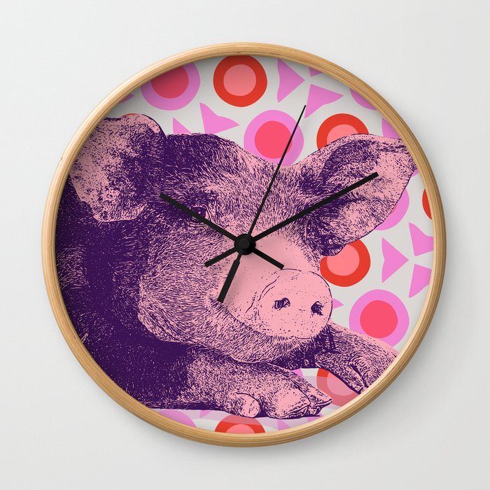 This Little Piggy... Wall Clock
