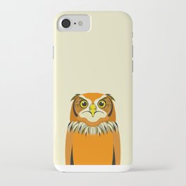 Illustration of Wise Owl iPhone Case