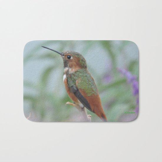 Allen's Hummingbird Sentinel Bath Mat
