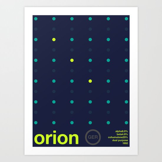 orion single hop Art Print