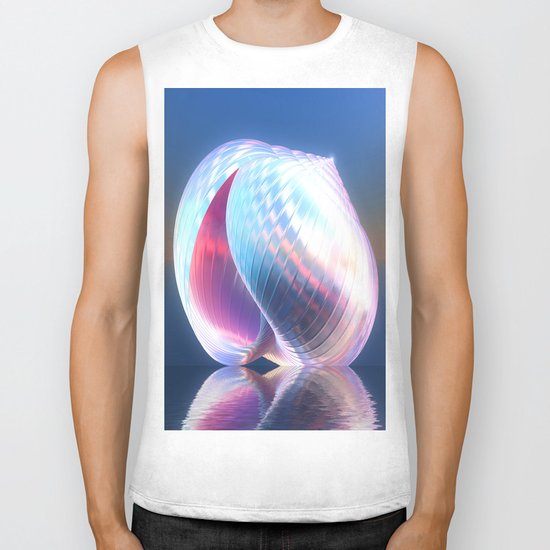 Reflected Shell Biker Tank