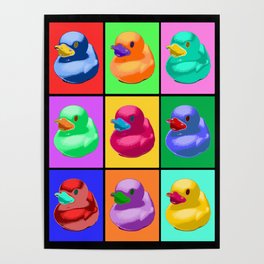 Pop Art Ducky Poster