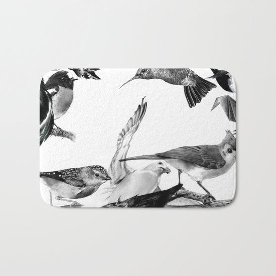 A Volery of Birds Bath Mat