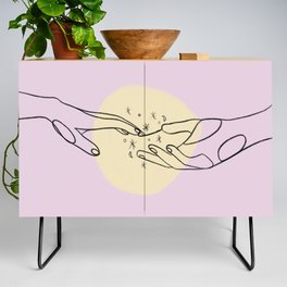The Spark Between the Touch Of Our Hands Credenza