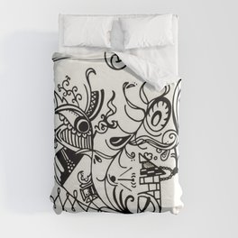 Let the water lead us home Duvet Cover