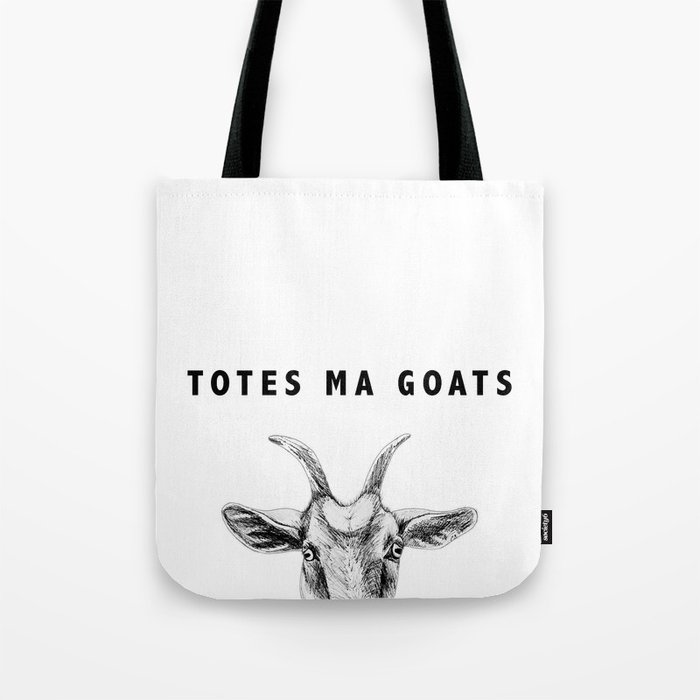Totes Ma Goats 16x16 canvas tote bag