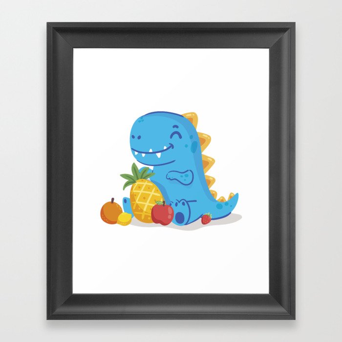 Dino the Dinosaur Framed Art Print