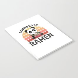 Ramen Japanese Noodles Sweet Panda Eats Ramen Notebook