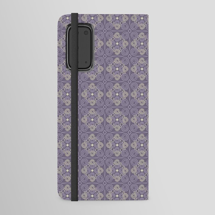 Geometric Spirals Pattern Android Wallet Case