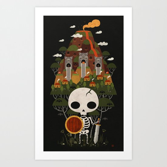 STALFOS SATORI Art Print