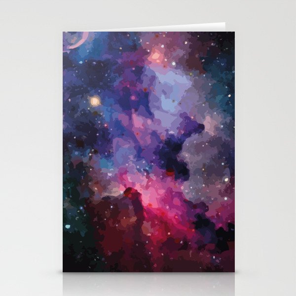 space Universe Stationery Cards