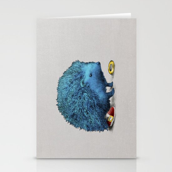 Sonic (color option) Stationery Cards