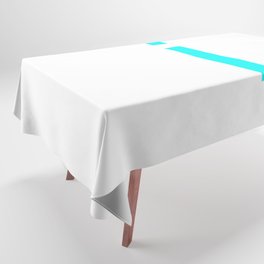 LETTER i (CYAN-WHITE) Tablecloth