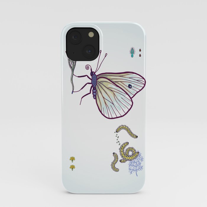 happy cabbage butterfly iPhone Case