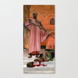 Execution Without Trial under the Moorish Kings in Granada by Henri Regnault Canvas Print