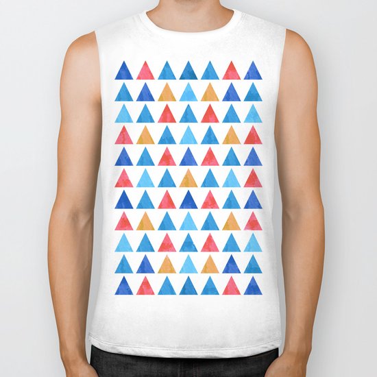 Lovely Geometric Pattern Biker Tank