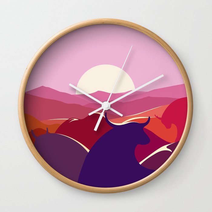 A BRAND NEW DAY Wall Clock