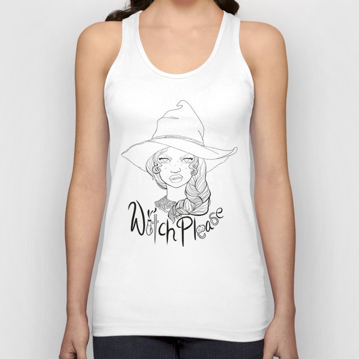 Witch Please (in black) Tank Top