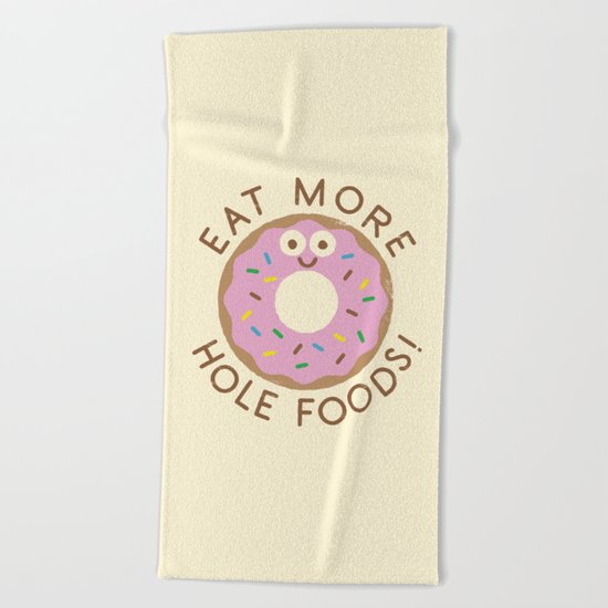 Do's and Donuts Beach Towel