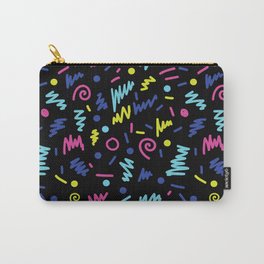 Vicky - 80s, 90s, bright neon, shapes, design, pattern, trendy, hipster, memphis design Carry-All Pouch | Curated, Pop Art, Graphic Design, Pattern, Abstract 