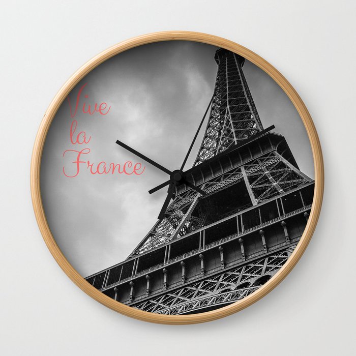Vive la France Wall Clock