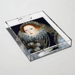 Portrait of Queen Elizabeth I of England Acrylic Tray