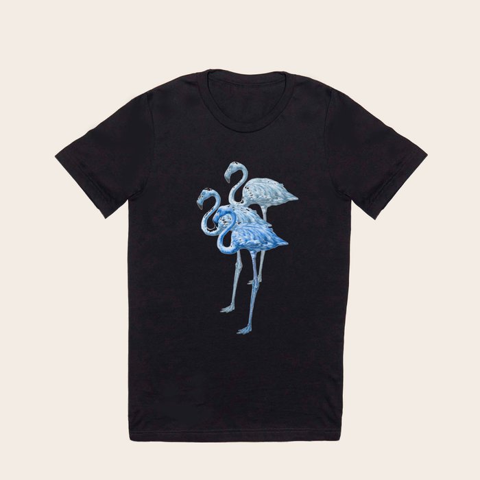 Blue flamingo t shirt outlet