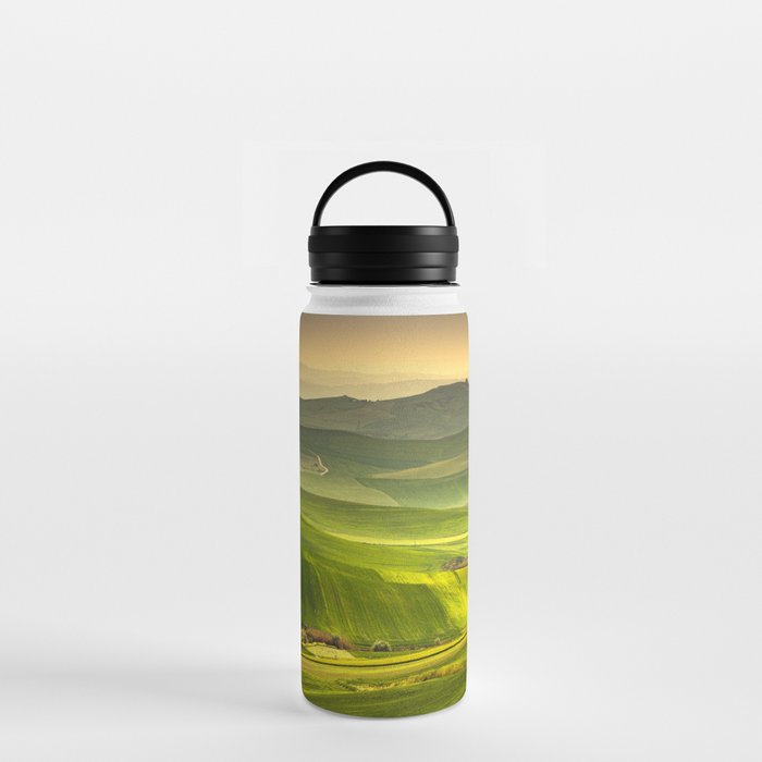 Apulia countryside landscape. Poggiorsini, Italy Water Bottle