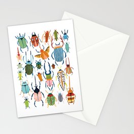 Woodland Beetles Stationery Card