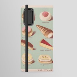 Vintage French Pastries Android Wallet Case