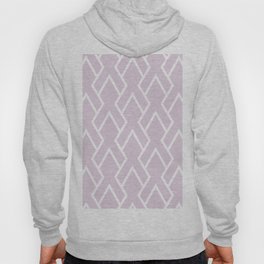 Pastel Purple and White Tessellation Pattern 6 - 2022 Color of the Year Lilac Lane 1002-4B Hoody