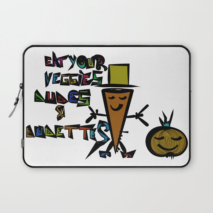 Eat your Veggies - Mr. Onion & Mr. Carrot Laptop Sleeve