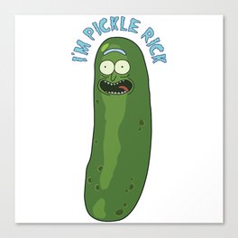 Pickle Rick Canvas Prints For Any Decor Style Society6