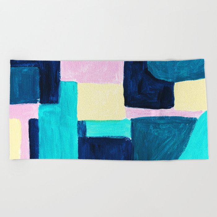 Abstract Avant Garde Painting Beach Towel By Ulyanaandreeva Society6