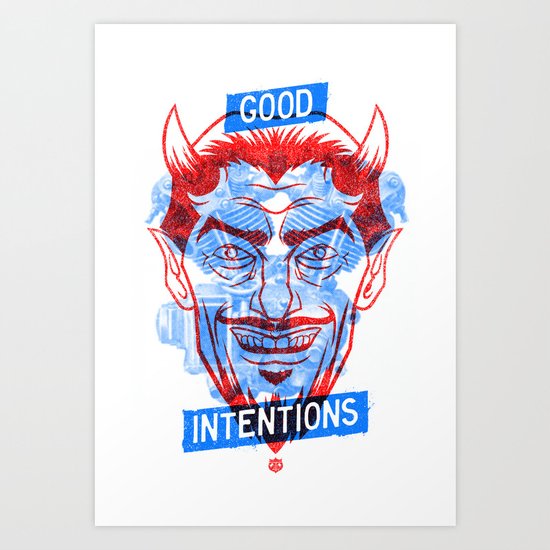 Simm (r/b) Art Print