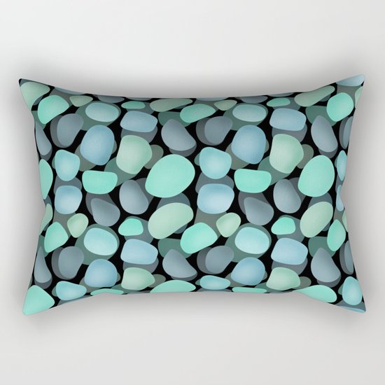 Sea pebbles . No. 1 Rectangular Pillow