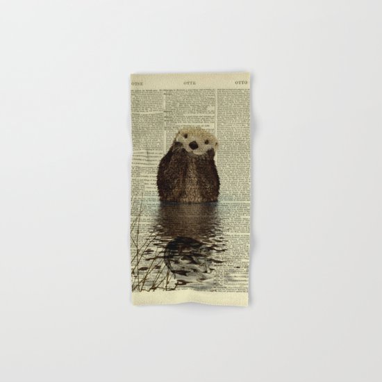 Otter in Love Hand & Bath Towel
